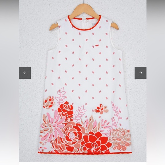 U.S. Polo Assn. Other - White and Pink Floral Sleeveless Dress